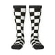 thumbnail image 1 of Fotbe Black and White Checkerboard Calcetas Divertidas Estampadas para Hombre y Mujer, Calcetas de Algodón hasta la Rodilla para Caminar, Correr, Enfermería y Embarazo, 1 of 6