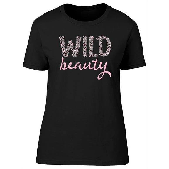 Wild Beauty Leopard Graphic T-Shirt Women -Image by Shutterstock, Female XX-Large