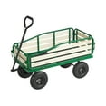 thumbnail image 1 of VEVOR Pull-Along Wagon for Kids, 39 in Toddler Wagons with Foldable Wooden Panel & Handle, Supports up to 551 lbs, 10" All-Terrain Tires, Utility Wagon Cart Birthday Present for Kids Gardening Beach, 1 of 9