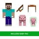 thumbnail image 4 of Figuras de acción Mattel Minecraft, 2 paquetes con 2 figuras para niños mayores de 6 años, 4 of 6