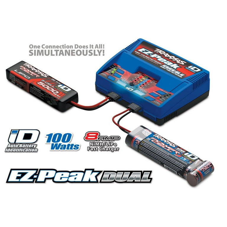 Traxxas 2972 RC EZ-Peak Dual 100W NiMH/LiPo Battery Charger with