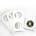 thumbnail image 1 of 50 Pcs Album de Pièces Léger Petit Format Carton Lisse Porte-Tampons Petit Format Multi Sort Style Rétro Organisateur de Collection Souvenir Rigide Blanc 10, 1 of 7