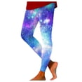 thumbnail image 2 of Stephy Galaxy Costume Women Colorful Leggings Fancy Costume Glitter 3D Printing Costume for Women, Blue, 3XL, 2 of 4