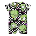 thumbnail image 2 of Invader Zim Baby Boy Girl Romper Short Sleeve Cotton Bodysuit Outfits Jumpsuit Summer One Piece Clothes, 2 of 8
