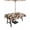 Brown, variant on Outdoor Tablecloth with Umbrella Hole Zipper Brown Bear Elk Cabin Round Tablecloth 54" Waterproof Table Cloth Vintage Farmhousee Pine Tree Forest Patio Table Cover Tablecloths for Picnic Party