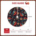 thumbnail image 2 of Sikiie Paisley1 Nativity Christmas Tree Skirt, Jesus Christian Winter Holiday Tree Mat Decoration(30-48IN)48", 2 of 6