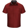 thumbnail image 3 of Red Kap Men's Short Sleeve Performance Plus Shop Shirt with OilBlok Technology, 3 of 7