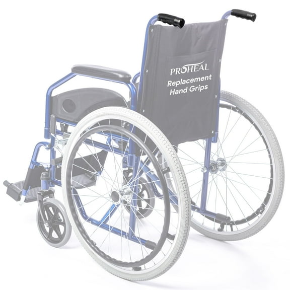 ProHeal Wheelchair Hand Grips -Padded Hand Grip Easy Installation Universal