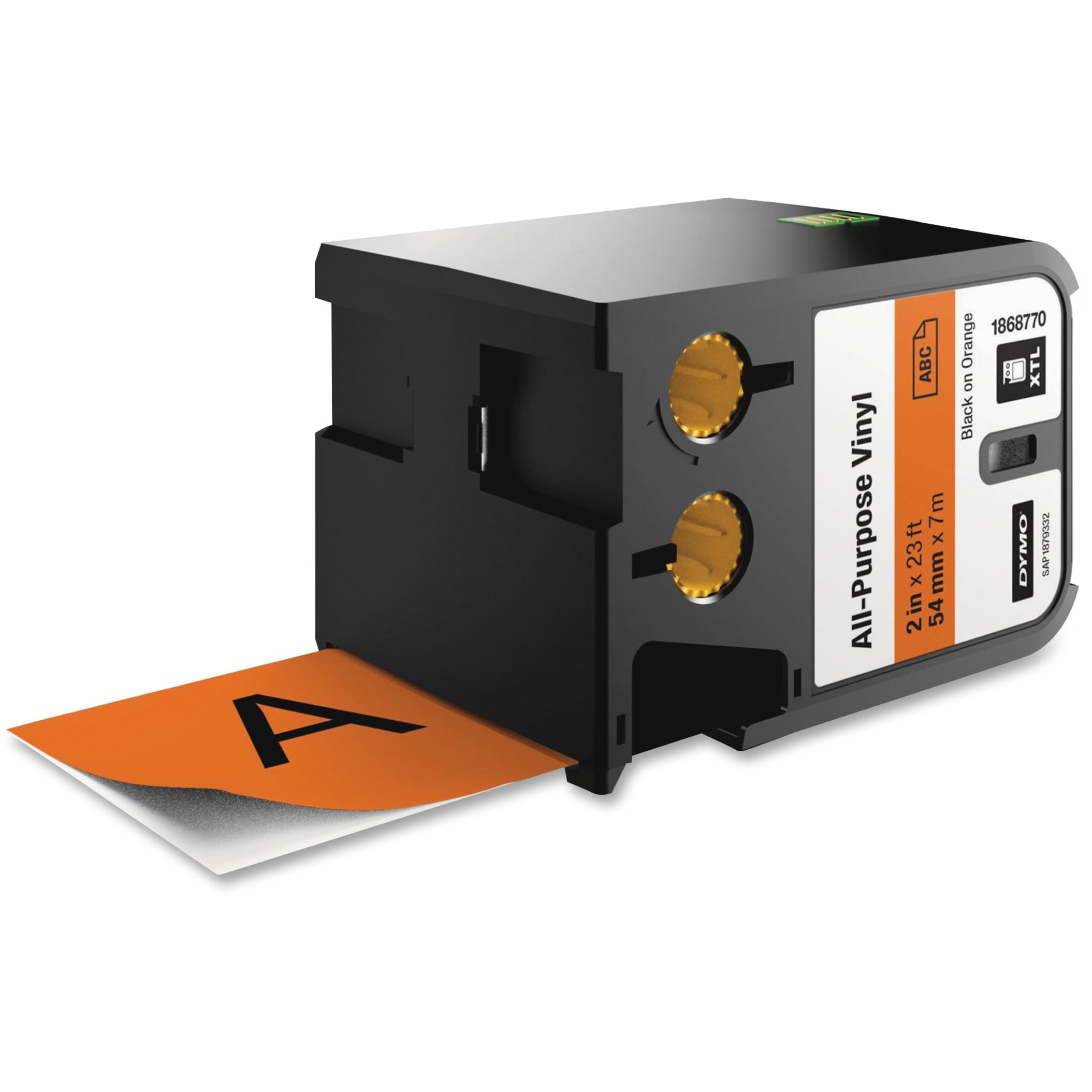 Dymo, DYM1868770, XTL Allpurpose Vinyl Labels, 1 Each, Orange