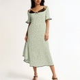 thumbnail image 5 of Mother's Day Gifts Womens Polka Nightgown Dress With Lace Trim Neckline Comfortable Loose Fit For Home Relaxation And Casual Lounging Wear, 5 of 5