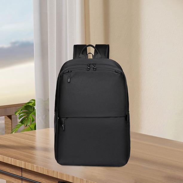 Bolsa de hombro del organizador de suministros de mochila de la computadora portátil para citas de mochilero de negocios Negro