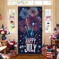thumbnail image 6 of 70.87x35.43 Inch Polyester Independence Day Door Cover， Patriotic Front Door Banner with Rope for 4th of July Anniversary Celebration Home Decor, 6 of 6