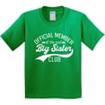 thumbnail image 3 of Inktastic Official Member of the Cool Big Sister Club Youth T-Shirt, 3 of 5