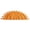 Orange, variant on HOARBOEG Boho Semi-Circular Tassel Bath Mat, 100% Cotton Absorbent Half Round Bathroom Rug with Non-Slip Backing, Handwoven Bohemian Tassel Accent Rug, Orange, 31.5 x 19.7 in