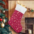 thumbnail image 5 of Coolnut Christmas Stocking Personalized Christmas Tree Large Candy Stocking Hanging Gift Xmas Stockings Decoration 1 PC for Family Holiday Party Ornaments Decor Fireplace, 5 of 7
