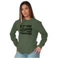 thumbnail image 3 of US Army Logo My Son Defending Freedom Unisex Plus Size Long Sleeve Shirt Brisco Brands 2X, 3 of 5