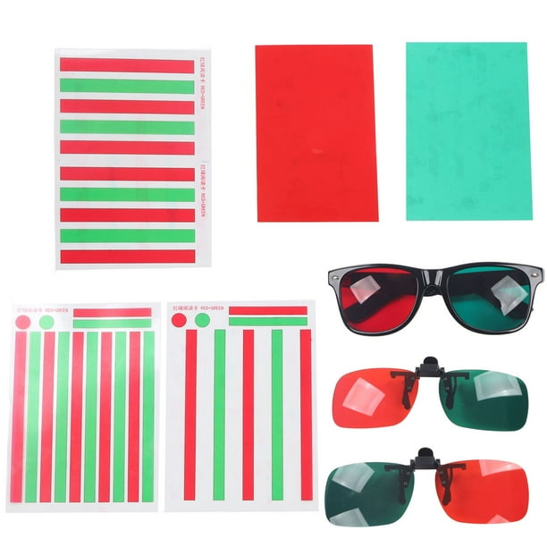 Red Green Amblyopia Glasses,Protanopia Anerythrochloropsia Reading ...