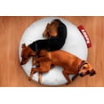 thumbnail image 2 of Puff Baggy Round Pet M/L White 90 x 90 x 12 cm Baggy Puff Baggy Round Pet M/L White 90 x 90 x 12 cm, 2 of 2