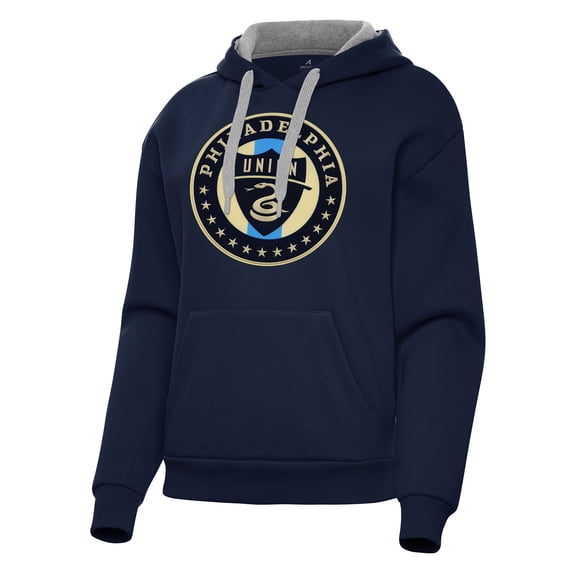 Women's Antigua Navy Philadelphia Union Victory Pullover Hoodie