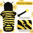 thumbnail image 2 of Yirtree Dog Hoodies Pet Bee Clothes Outfit Cat Warm Winter Sweater Coat Pullover Clothing Doggie Hooded Sweatshirts Puppy Apparel Cold Weather Costume, 2 of 8