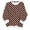 Brown, variant on Girls Romper Jumpsuit for Everyday Wear featuring Dot Print Cozy Pullover Lightweight -Piece Outfit for Toddlers and Kids 1-7 on Platform