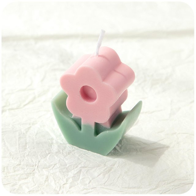 s en apariencia con Flor Creativa, s de Perfumadas de Tamaño Pequeño, Decoración Relajante para Sala de D rosado Macarena vela de aromaterapia