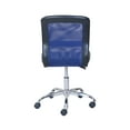 Mainstays MidBack, Vinyl Mesh Task Office Chair, Black and Blue