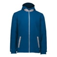 thumbnail image 3 of Holloway B19264754 Turnabout Reversible Hooded Jacket, Royal & Carbon - Medium, 3 of 3