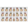 thumbnail image 3 of Cartoon Capybaras Pattern 3 Ring Hardcover Binders 1.5in Round Rings for Letter-Size Folder Paper Organizer Pockets for Office Student Recipe, 3 of 9