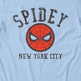 thumbnail image 3 of Marvel Spider-Man Spidey New York City Icon Men's T Shirt (Light Blue, S-XXXL), 3 of 4