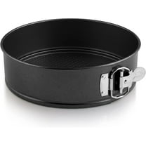 Zulay Premium Springform Pan 9 Inch Nonstick - Cheesecake Pan With Removable Bottom - No Need For Parchment Paper - Spring Form For Baking - Leak-Proof Cake Pan (Black) 9 Inch Black