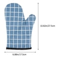 thumbnail image 2 of unbranded 1Par Guantes De Cocina Aislantes De Calor Para Uso Doméstico En Azul, 2 of 6