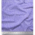 thumbnail image 1 of Soimoi Purple polyester Crepe Fabric Uneven Dots Print Fabric by the Yard 52 Inch Wide, 1 of 5