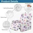 thumbnail image 5 of Xixirimido Pink Purple Roses Stretch Recliner Slipcovers Printed Sofa Cover 4-Piece Lazy Boy Chair Covers Recliner Chair Cover with Side Pockets Furniture Protector for Living Room, 5 of 8