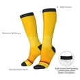 thumbnail image 4 of Gaeub Chaussettes Design Imprimé Citron Jaune Chaussettes Hautes Extensibles pour Hommes Femmes Adolescents, Chaussettes de Softball Soccer pour Randonnée, Sport, 4 of 6