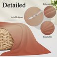 thumbnail image 3 of Red Orange Ombre Queen Pillow Covers, Modern Gradient Abstract Art Soft Breathable Throw Pillow Cases with Invisible Zipper, Decorative Pillowcase Pillows Protectors for Sofa Bed Chair 20"x30", 3 of 9