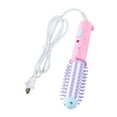 thumbnail image 2 of ACDANC Straight & Curler Curling Mini Curling Brush for Short Hair Anti Scald Heated Round Brush Electric Hair Ceramic Hair Tool Dryers Long Lasting Instant Heat Up for All Hair Types, 2 of 4