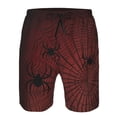 thumbnail image 3 of Fuzoiu Spiders On A Web Print Men's Beach Shorts,Men's Swim Trunks,Quick Dry Board Shorts with Pockets,Men's Bathing Suits for Surfing, Running, and Casual Wear-3X-Large, 3 of 6
