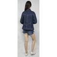 thumbnail image 4 of SKYLINEWEARS Women Denim Jacket Button UP Long Sleeve Ladies Stretch Trucker Jean Jackets, 4 of 8