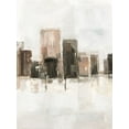thumbnail image 2 of Harper, Ethan 12x14 White Modern Wood Framed Museum Art Print Titled - Metropolitan Vista I, 2 of 4
