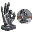 thumbnail image 6 of Hand Finger Gesture Desk Statues Fingers Sculpture Creative Home Living Room Cabinet Shelf Decoration -, 6 of 7