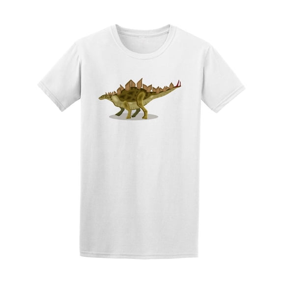 Dinosaur Stegosaurus Graphic Tee Men's -Image by Shutterstock