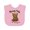 AD-Pink, variant on Inktastic Cottagecore Baby Beary Cute Bear Girls Baby Bib