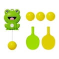thumbnail image 3 of Lipstore Hanging Frog Table Tennis Practical Improve Hand Eye Coordination Tennis 4 Balls, 3 of 8
