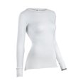 thumbnail image 2 of Indera Mills 5000LS Women's White Warmwear Traditional Waffle Knit Thermal Top, 2 of 2