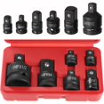 thumbnail image 1 of Pcs Socket Adapter Set, Impact Socket Converter Adapters, Socket Wrench Adapters Reducers, Socket Adapter, Reducing Adapters, 1 of 5