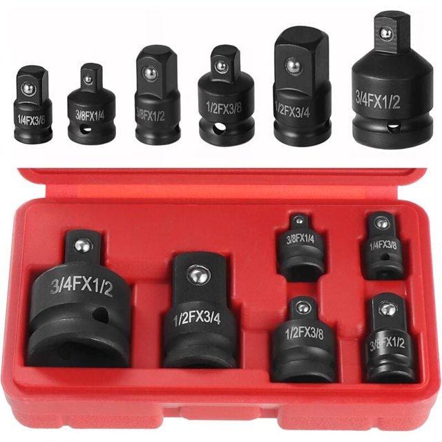 Pcs Socket Adapter Set, Impact Socket Converter Adapters, Socket Wrench Adapters Reducers, Socket Adapter, Reducing Adapters
