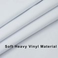 thumbnail image 3 of Round Fitted Vinyl Tablecloth Waterproof Elastic Edged Table Cloth -Pure White -Plastic Table Covers for Indoor & Outdoor Fits 45"-52" Round Table, 3 of 6