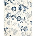 thumbnail image 1 of Safavieh Capri Collection CPR345A Handmade Ivory and Blue Wool Area Rug, 5 feet by 8 feet (5' x 8'), 1 of 5
