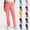 #03 Pink, variant on Womens 4-Way Stretch Scrub Pants Drawstring Mid Rise Straight Leg Nursing Trousers Soft Breathable Functional Side Pockets Healthcare Casual Bottoms,S,#03 Dark Purple